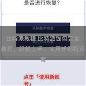 比特派教程 比特派钱包完全教程，轻松上手，实用详细指南