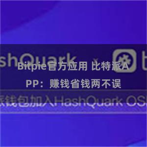 Bitpie官方应用 比特派APP：赚钱省钱两不误