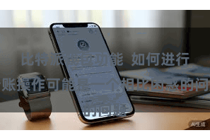 比特派钱包功能  如何进行转账操作可能是一个相比困惑的问题