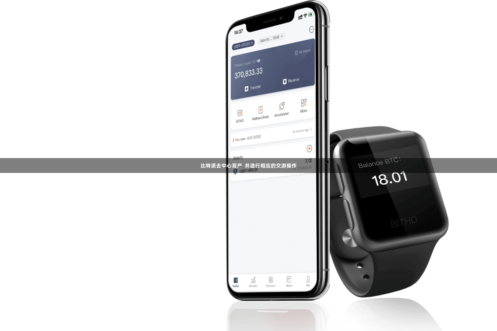 比特派去中心资产  并进行相应的交游操作